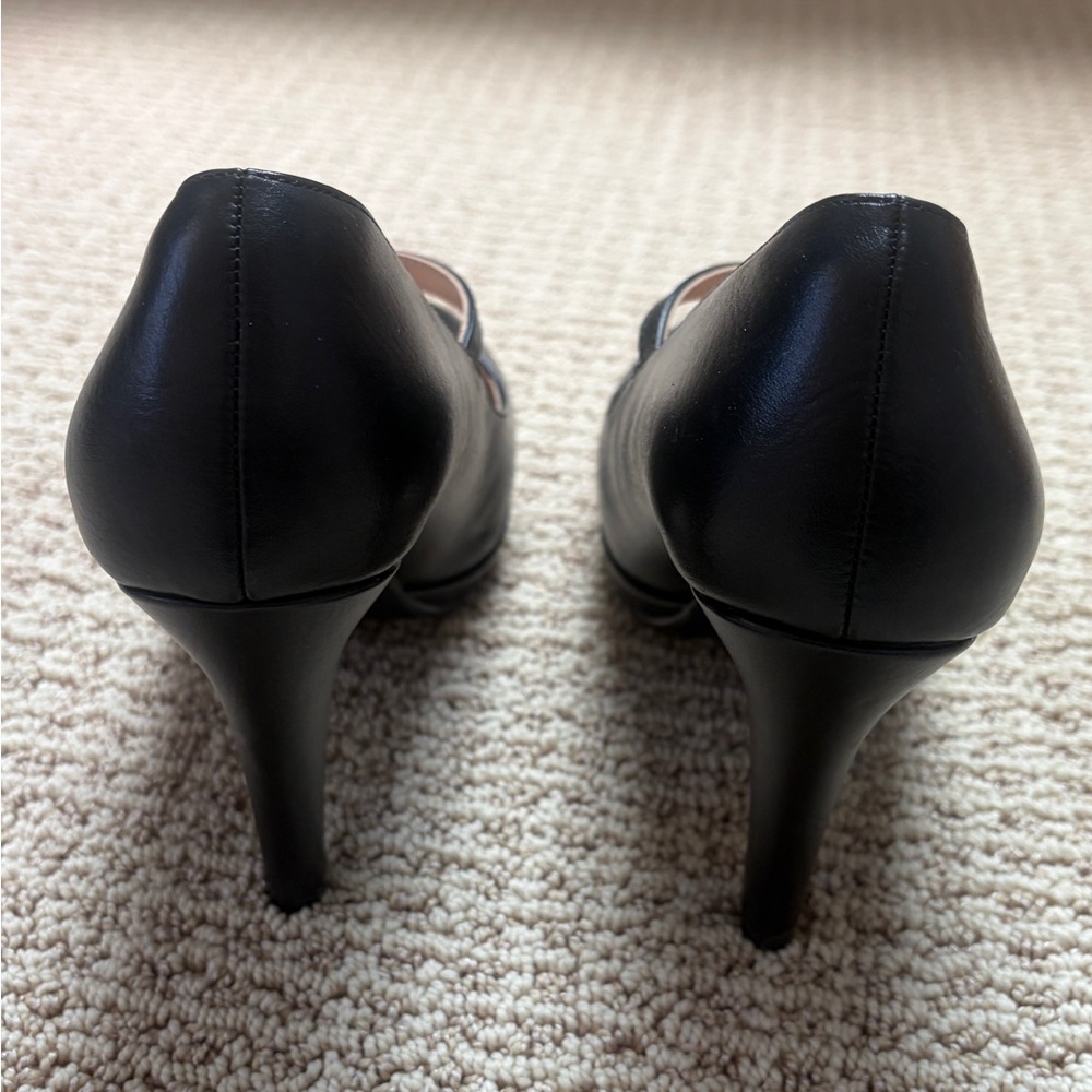 Black Mary Jane Heels - Picture 3 of 5